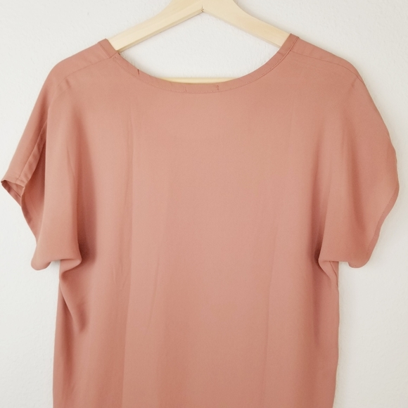 Soprano Short Sleeve Blouse Top Mauve - Picture 5 of 9
